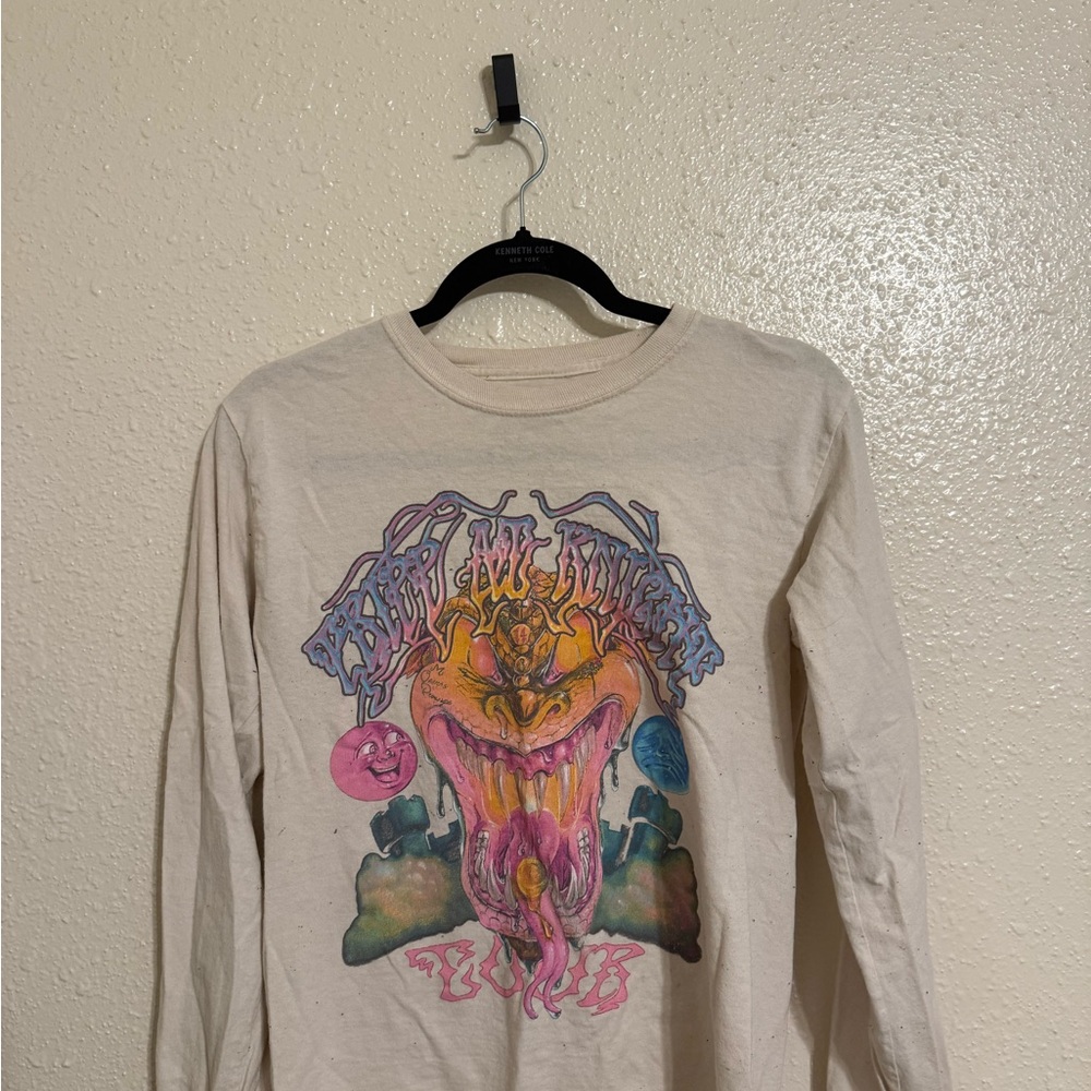 Graphic Long Sleeve Shirt with Colorful Design